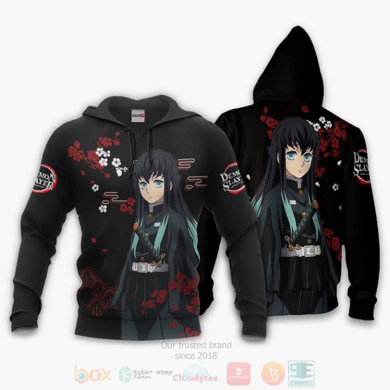 Muichiro-Tokito-Custom-Kimetsu-Anime-Black-3D-Hoodie-Bomber-Jacket-3