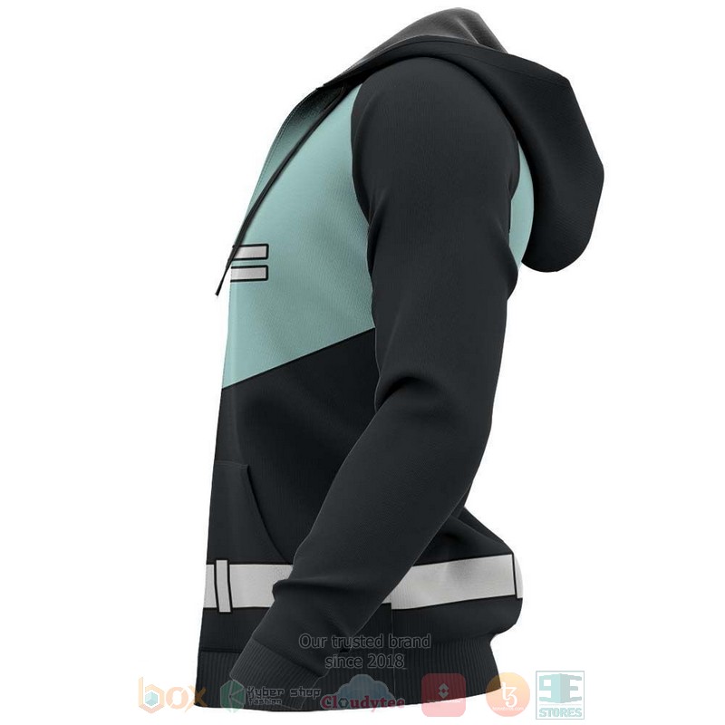 Muichiro Tokito Uniform Kimetsu Anime 3D Hoodie Muichiro Tokito Uniform Kimetsu Anime 3D Hoodie