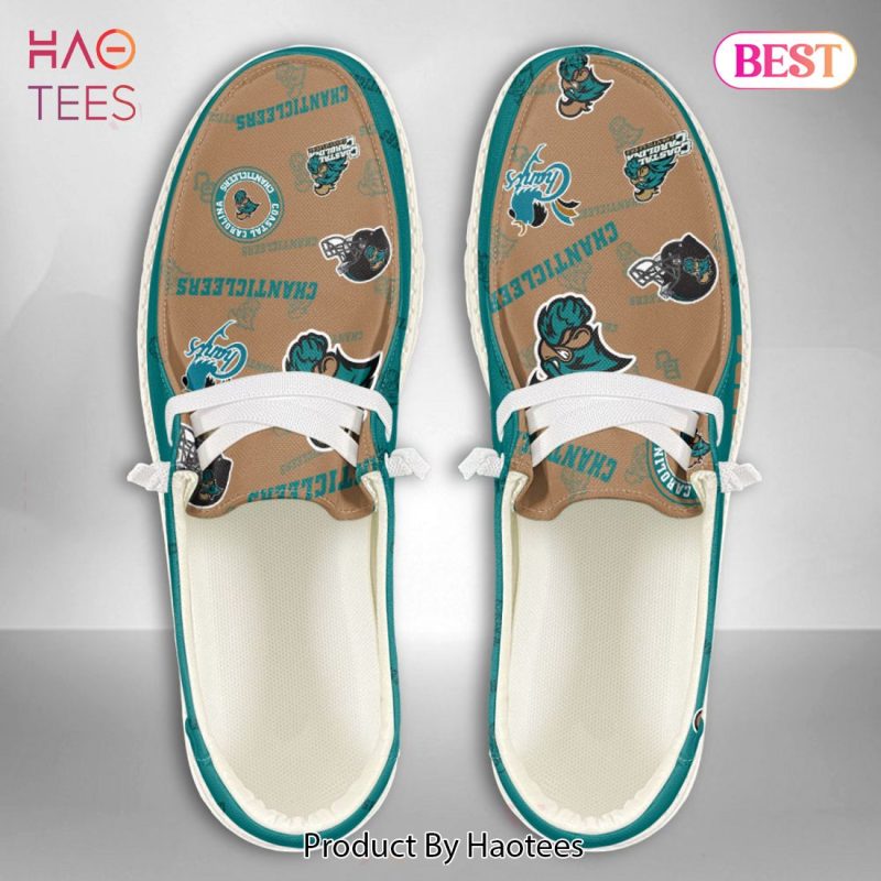 NCAA COASTAL CAROLINA CHANTICLEERS Custom Name Hey Dude Shoes 01 M7 NCAA COASTAL CAROLINA CHANTICLEERS Custom Name Hey Dude Shoes 01 M7