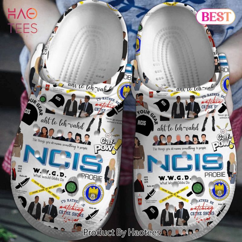 NCIS TV Series Crocs Crocband Clogs Shoes Comfortable For Men Women and Kids NCIS TV Series Crocs Crocband Clogs Shoes Comfortable For Men Women and Kids
