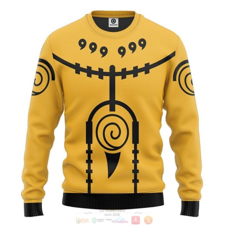 Naruto-Nine-Tails-Mode-3D-Shirt-Hoodie-2