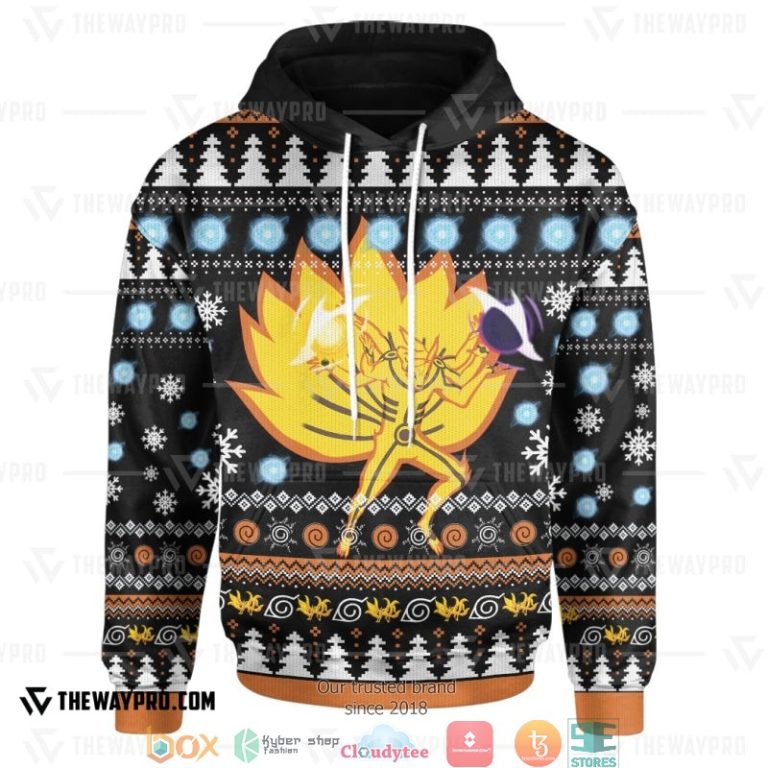 Naruto-Shippuden-Asura-Kurama-Mode-Christmas-Ugly-Pattern-Hoodie-2