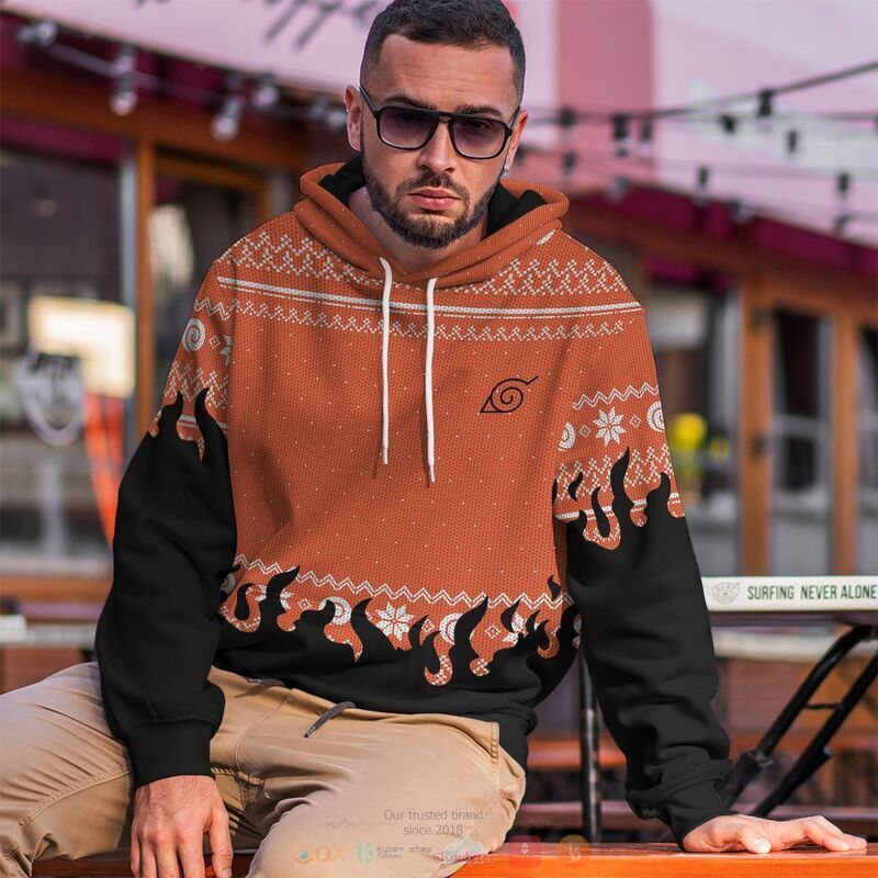 Naruto Snowflake 3D Shirt Naruto Snowflake 3D Shirt