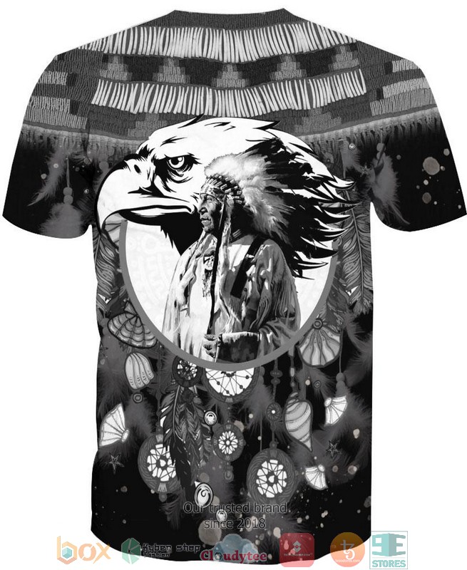 Native American Eagle Mysterious Dreamcatcher 3D Shirt Native American Eagle Mysterious Dreamcatcher 3D Shirt