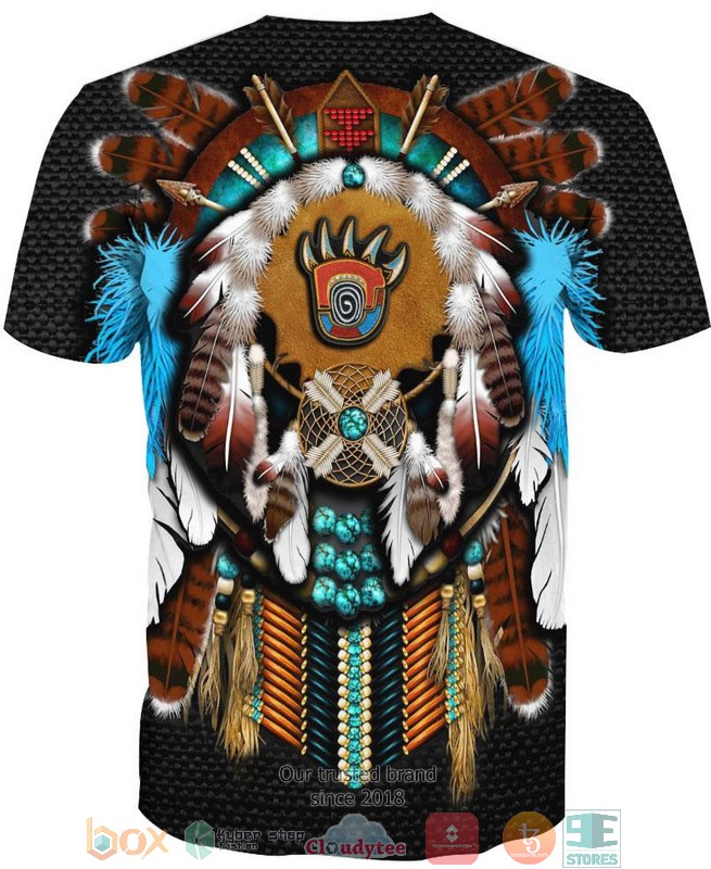 Native Bear Motifs 3D Shirt Native Bear Motifs 3D Shirt