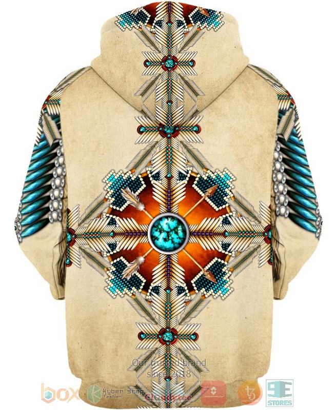 Native Bright Motifs 3D Hoodie Native Bright Motifs 3D Hoodie