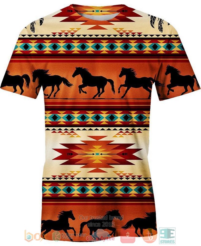 Native-Horse-Pattern-3D-Shirt-Hoodie-2-1