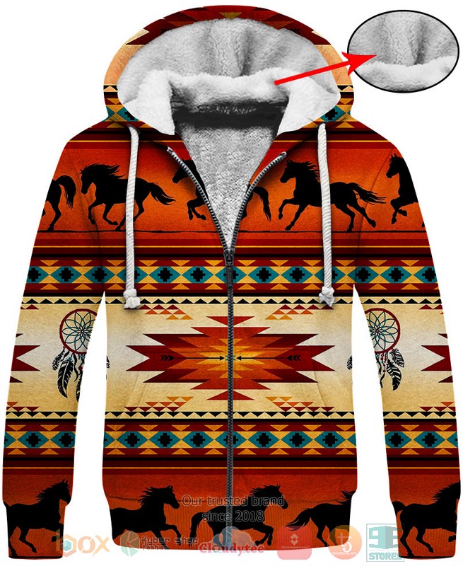 Native Horse Pattern 3D Shirt Native Horse Pattern 3D Shirt