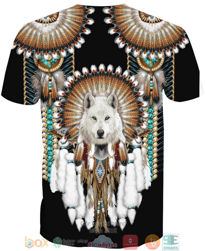 Native Wolf 3D Shirt Native Wolf 3D Shirt