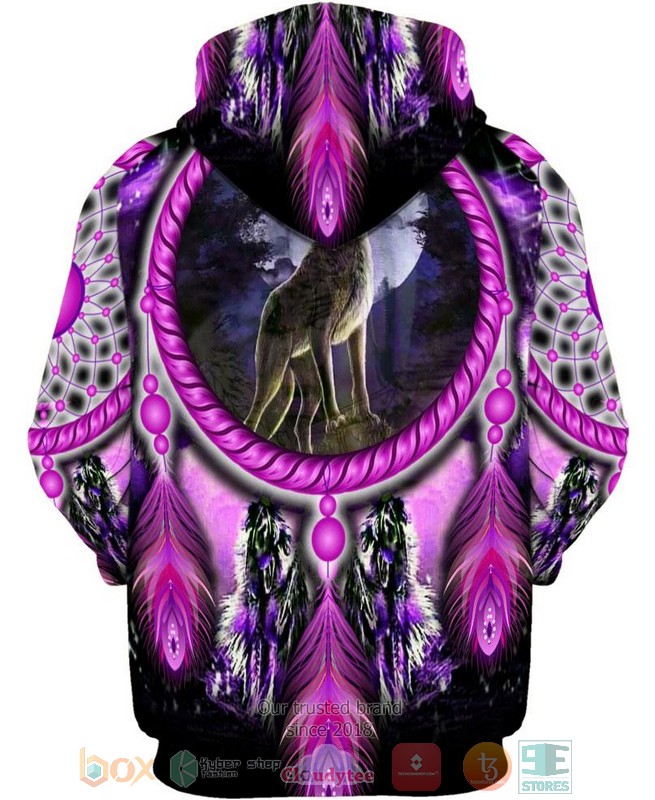 Native-Wolf-Violet-3D-Shirt-Hoodie-3-1