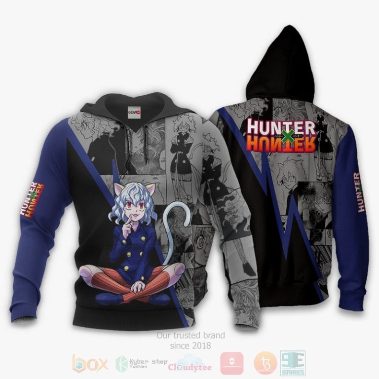 Neferpitou Custom Hunter X Hunter Anime Manga 3D Hoodie Bomber Jacket Hot Sale 2024