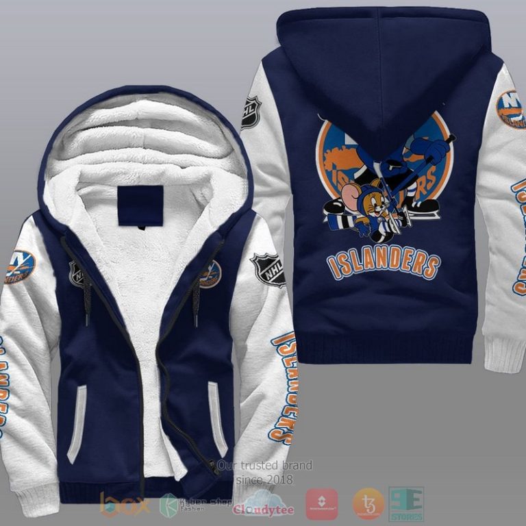 New-York-Islanders-Nhl-Tom-And-Jerry-Fleece-Hoodie-3