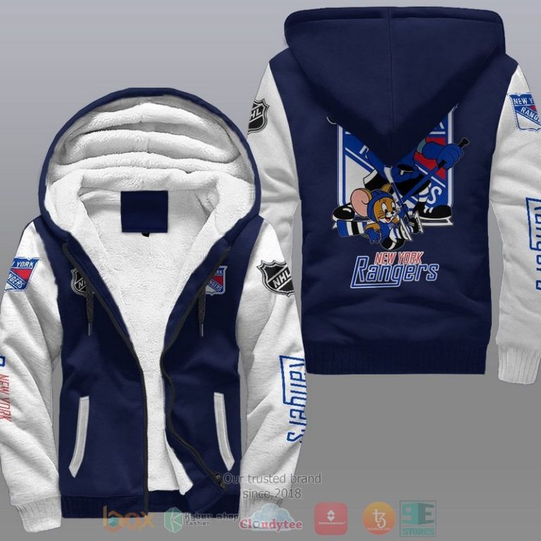 New-York-Rangers-Nhl-Tom-And-Jerry-Fleece-Hoodie-3