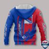 New York Rangers Ver 1 All Over Printed Hoodie