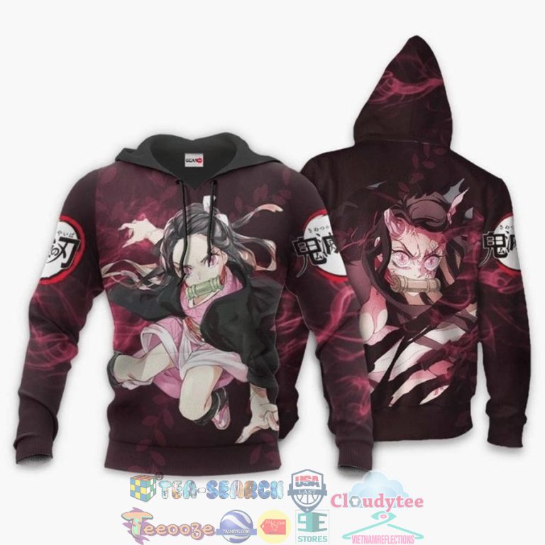 Nezuko-Kamado-Demon-Slayer-3D-Hoodie-3