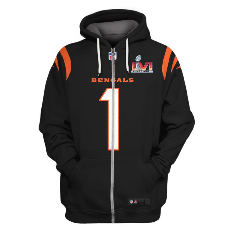Nfl-Cincinnati-Bengals-Chase-1-3D-Shirt-Hoodie-2