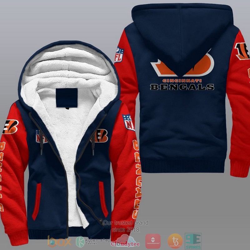 Nfl Cincinnati Bengals Fleece Hoodie Nfl Cincinnati Bengals Fleece Hoodie