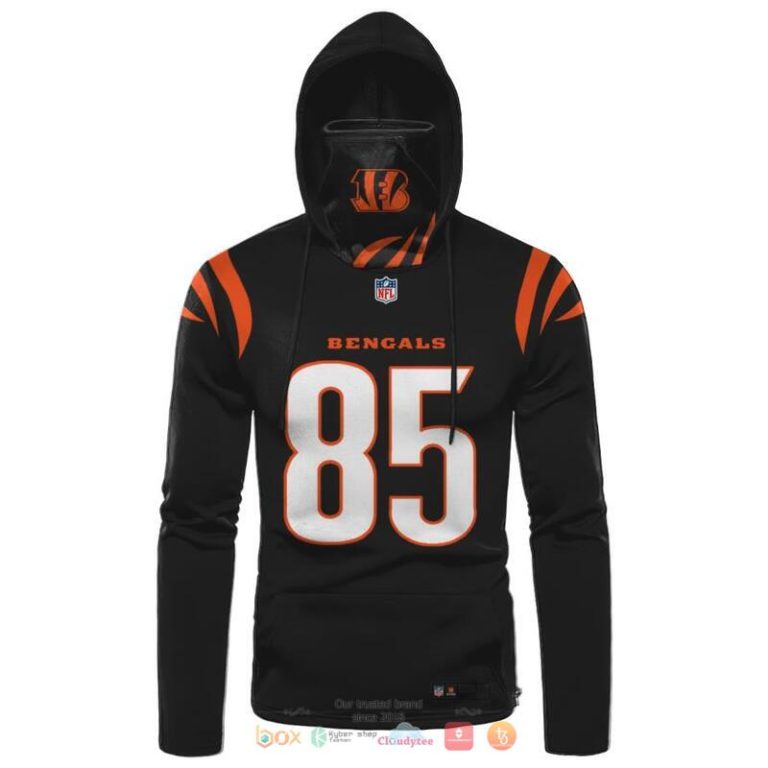 Nfl-Cincinnati-Bengals-Higgins-85-Black-3D-Hoodie-Mask-1