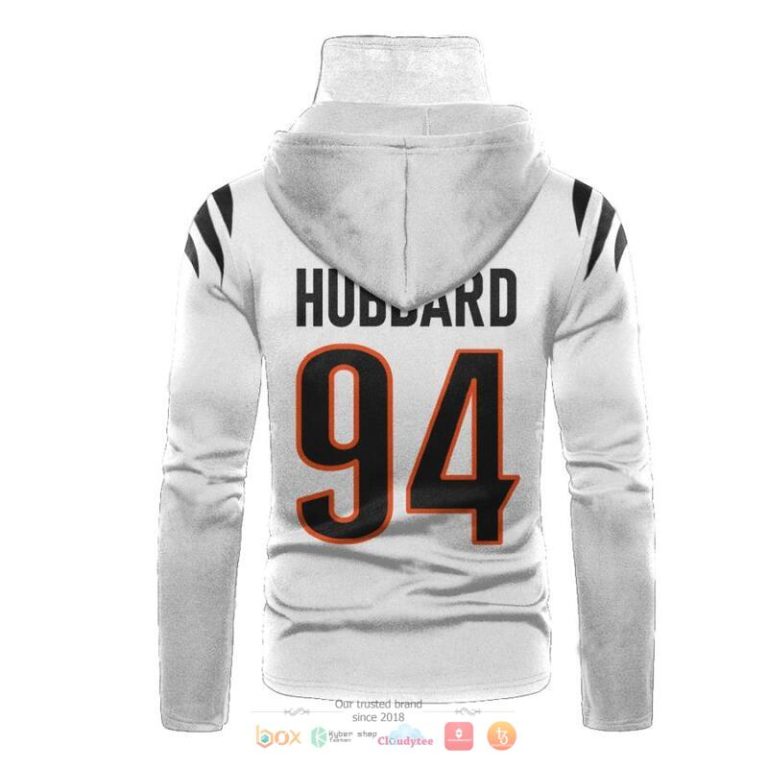 Nfl-Cincinnati-Bengals-Hubbard-94-White-3D-Hoodie-Mask-3