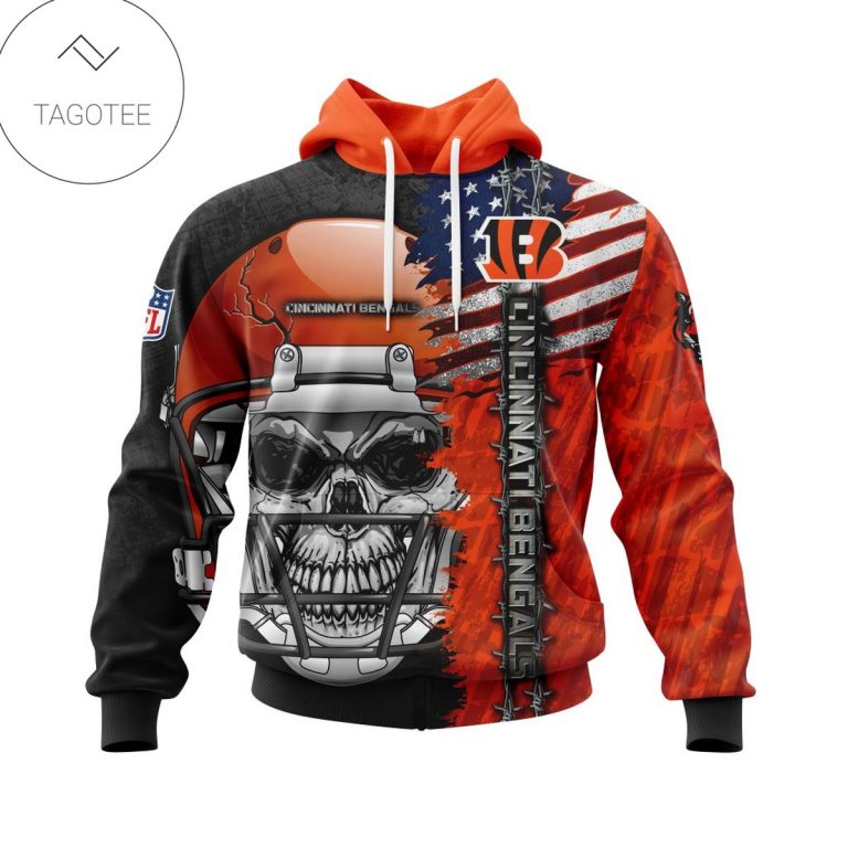 Nfl-Cincinnati-Bengals-Skull-With-Helmets-2022-Hoodie-1