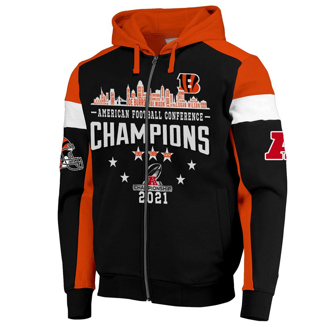 Nfl Cincinnati Bengals Ver2 3D Zip Hoodie Nfl Cincinnati Bengals Ver2 3D Zip Hoodie