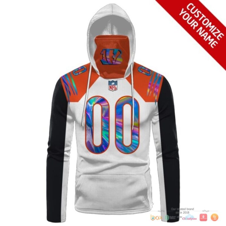 Nfl-Cincinnati-Bengals-White-Black-Hologram-Custom-3D-Hoodie-Mask-2