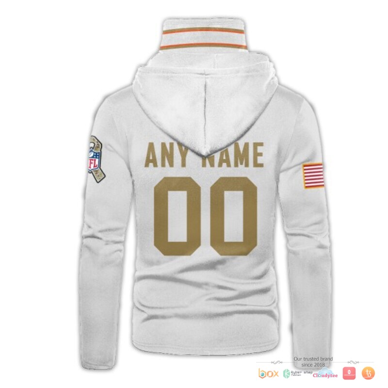 Nfl Cincinnati Bengals White Salute To Service Custom 3D Hoodie Mask Nfl Cincinnati Bengals White Salute To Service Custom 3D Hoodie Mask