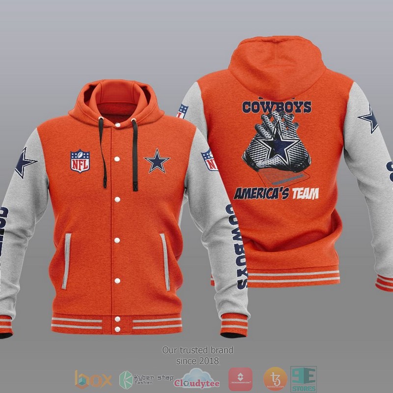 Nfl Dallas Cowboys America’S Team Baseball Jacket Hoodie Nfl Dallas Cowboys America’S Team Baseball Jacket Hoodie