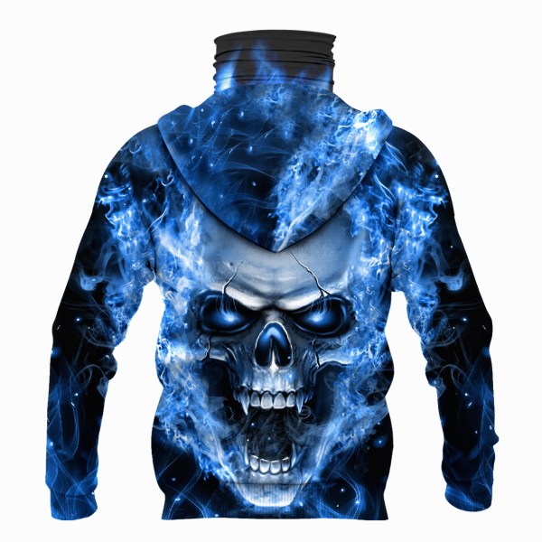 Nfl Dallas Cowboys Flameskull 3D Hoodie Mask Nfl Dallas Cowboys Flameskull 3D Hoodie Mask