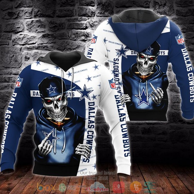 Dallas Cowboys Skull rapunzel Hoodie