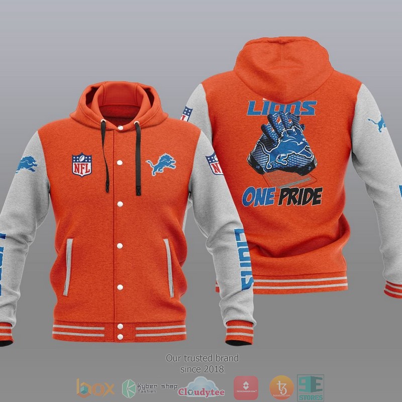 Nfl Detroit Lions One Pride Baseball Jacket Hoodie Nfl Detroit Lions One Pride Baseball Jacket Hoodie