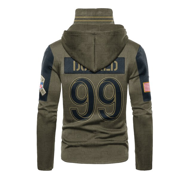 Nfl Donald 99 Los Angeles Rams 3D Hoodie Mask Nfl Donald 99 Los Angeles Rams 3D Hoodie Mask