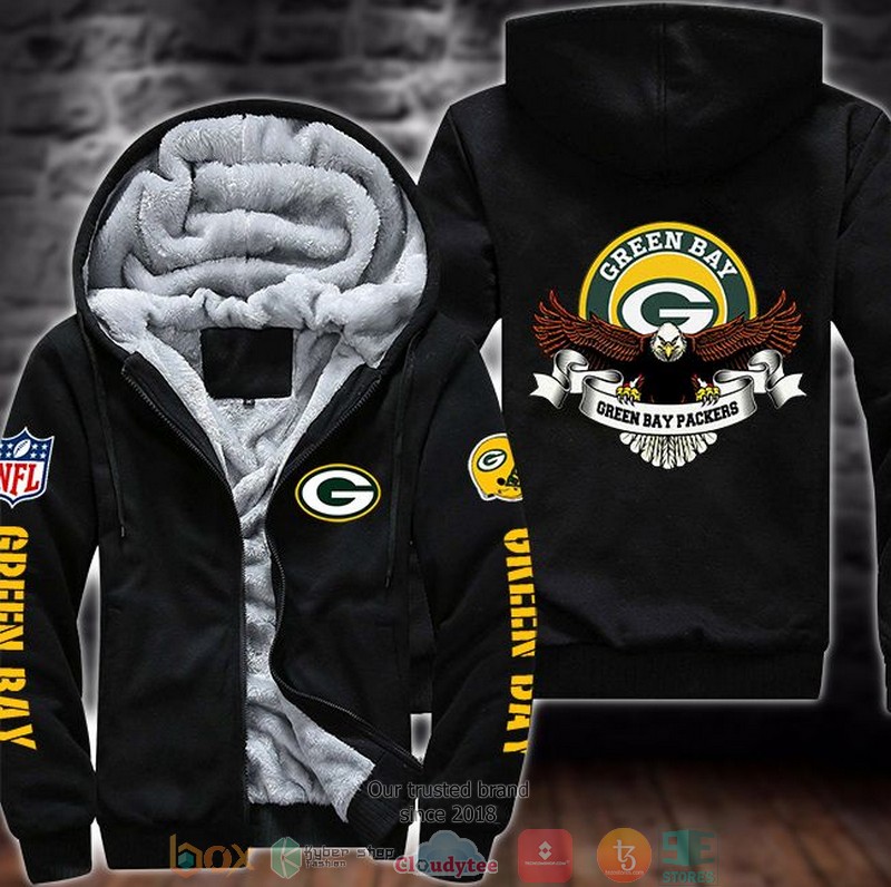 Nfl-Green-Bay-Packers-Logo-Eagle-3D-Fleece-Hoodie-1
