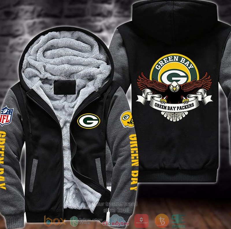 Nfl-Green-Bay-Packers-Logo-Eagle-3D-Fleece-Hoodie-2