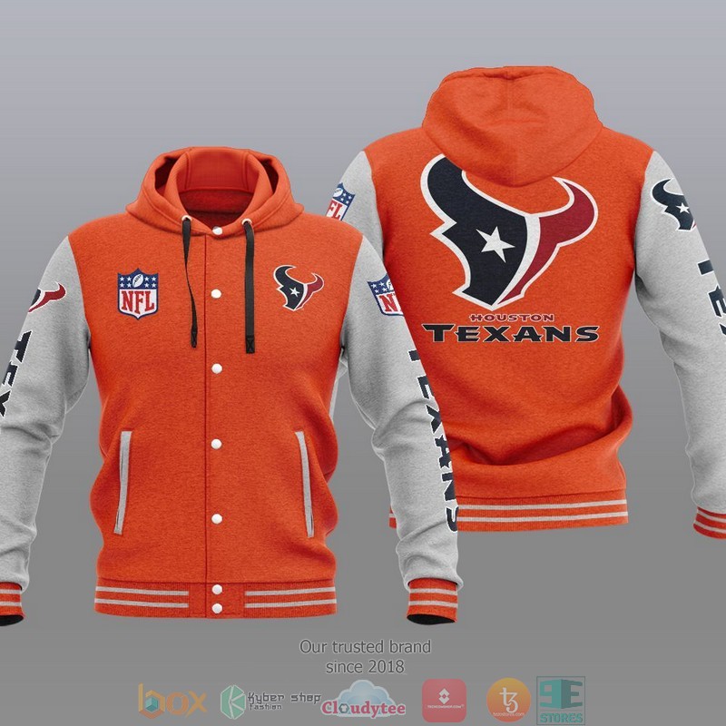 Nfl Houston Texans Baseball Jacket Hoodie Nfl Houston Texans Baseball Jacket Hoodie