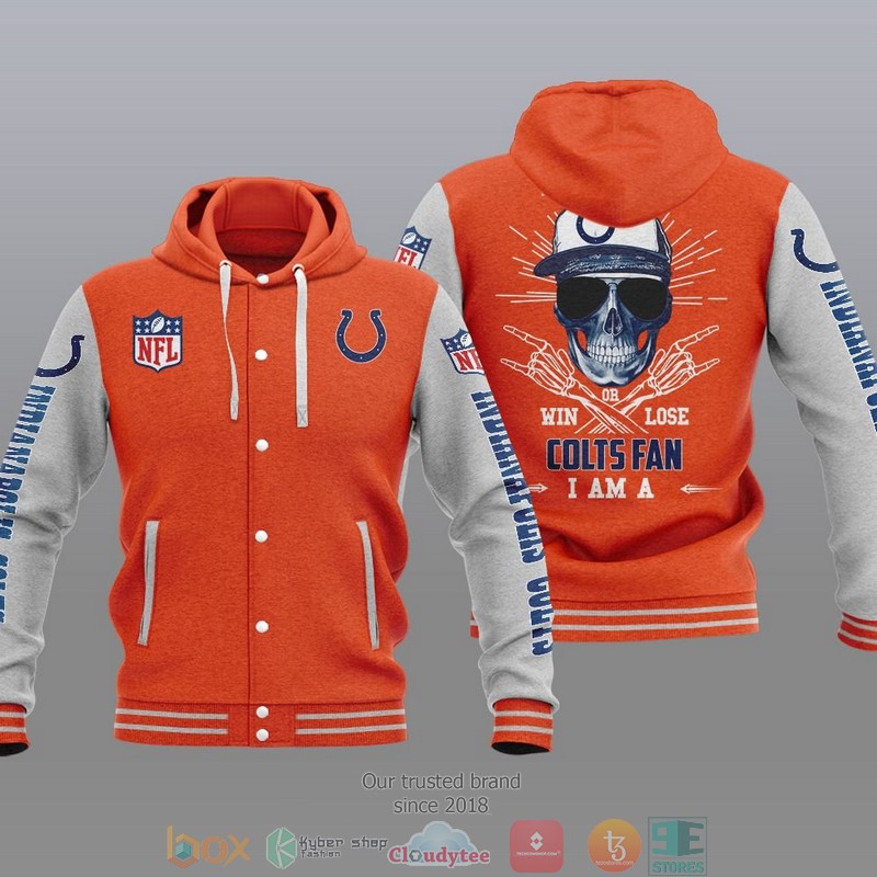 Nfl Indianapolis Colts I Am A Colts Fan Baseball Hoodie Jacket Nfl Indianapolis Colts I Am A Colts Fan Baseball Hoodie Jacket