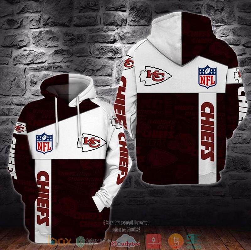 Nfl Kansas City Chiefs 3D Hoodie Nfl Kansas City Chiefs 3D Hoodie