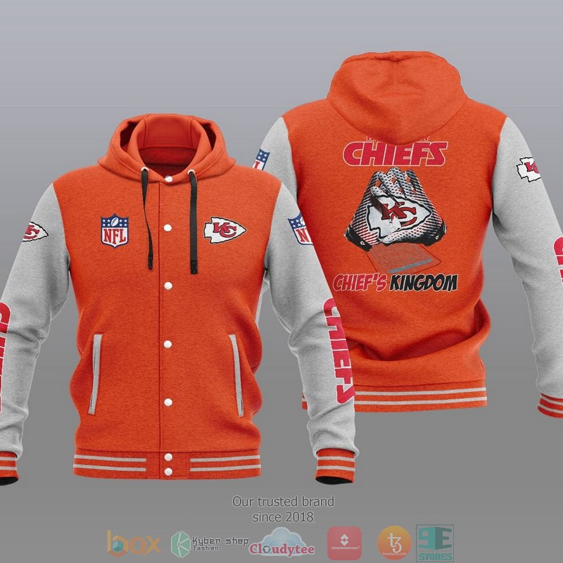 Nfl Kansas City Chiefs Chief’S Kingdom Baseball Jacket Hoodie Nfl Kansas City Chiefs Chief’S Kingdom Baseball Jacket Hoodie