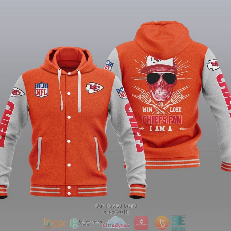 Nfl Kansas City Chiefs I Am A Chiefs Fan Baseball Hoodie Jacket Nfl Kansas City Chiefs I Am A Chiefs Fan Baseball Hoodie Jacket