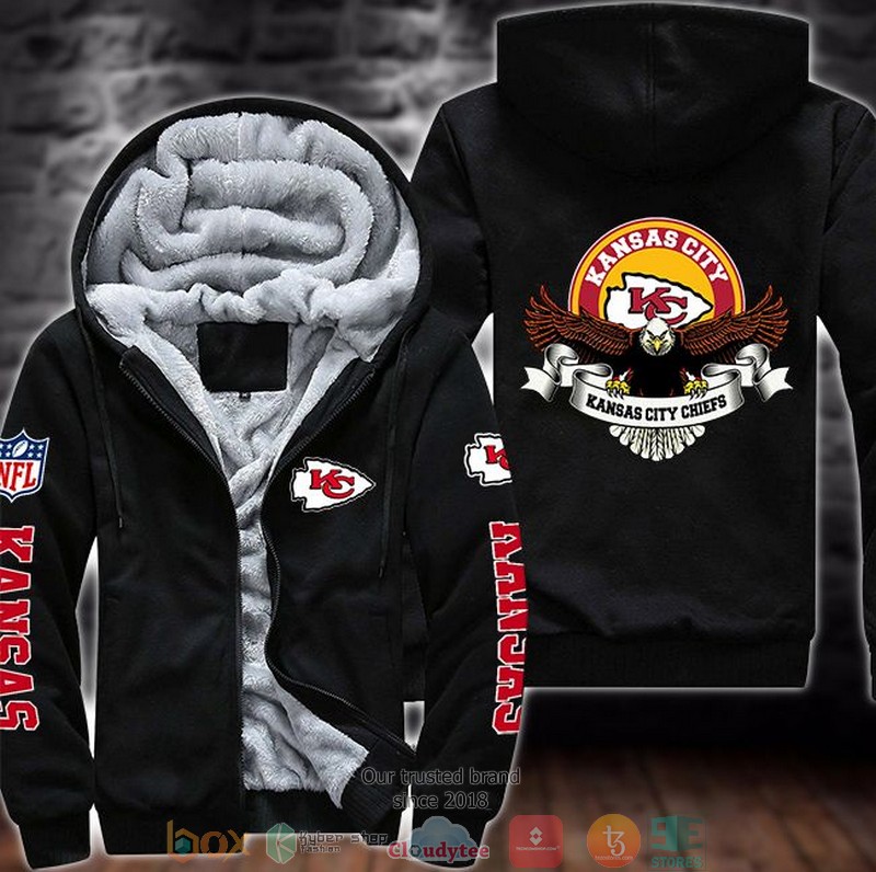 Nfl-Kansas-City-Chiefs-Logo-Eagle-3D-Fleece-Hoodie-1