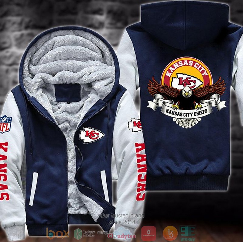 Nfl-Kansas-City-Chiefs-Logo-Eagle-3D-Fleece-Hoodie-3