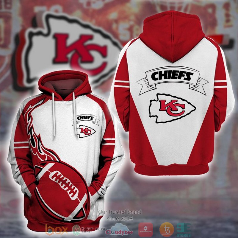 Nfl Kansas City Chiefs Rugby 3D Hoodie Nfl Kansas City Chiefs Rugby 3D Hoodie