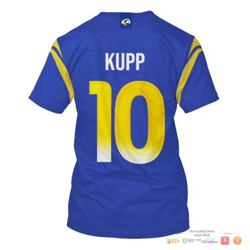 Nfl Kupp 10 Los Angeles Rams Blue 3D Shirt Nfl Kupp 10 Los Angeles Rams Blue 3D Shirt