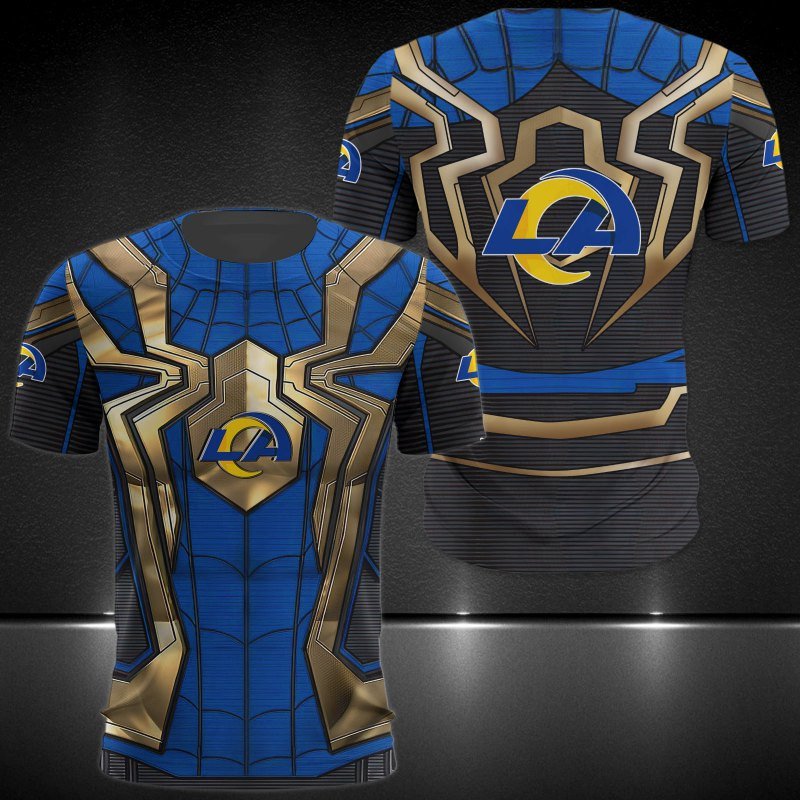 Nfl Los Angeles Rams Spider Man 3D Shirt Nfl Los Angeles Rams Spider Man 3D Shirt
