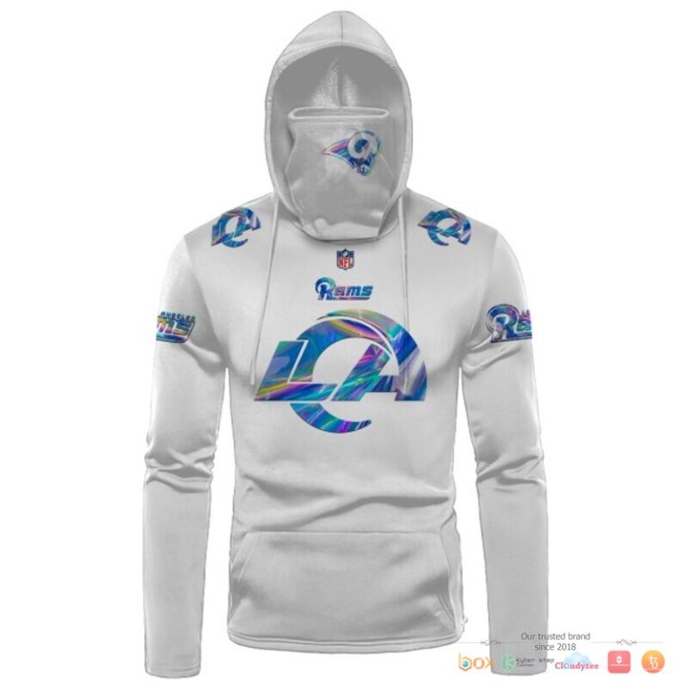 Nfl-Los-Angeles-Rams-White-Hologram-3D-Hoodie-Mask-2