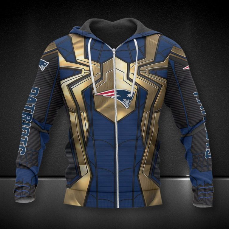 Nfl-New-England-Patriots-Spider-Man-3D-Shirt-Hoodie-3