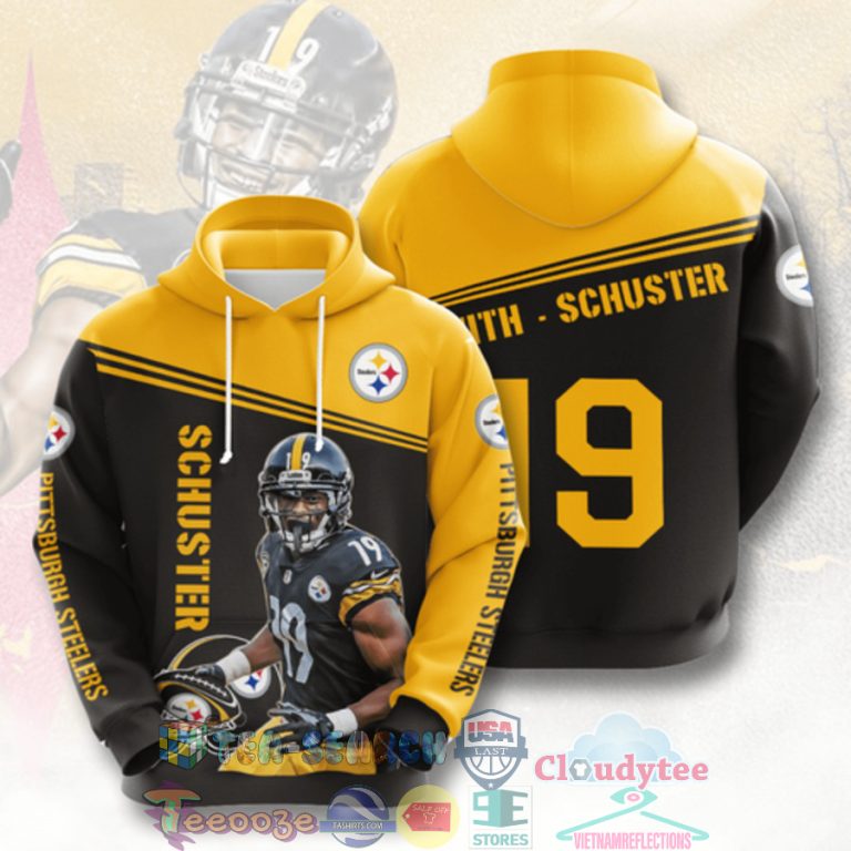 Nfl-Pittsburgh-Steelers-Juju-Smith-Schuster-19-Hoodie-3D-2