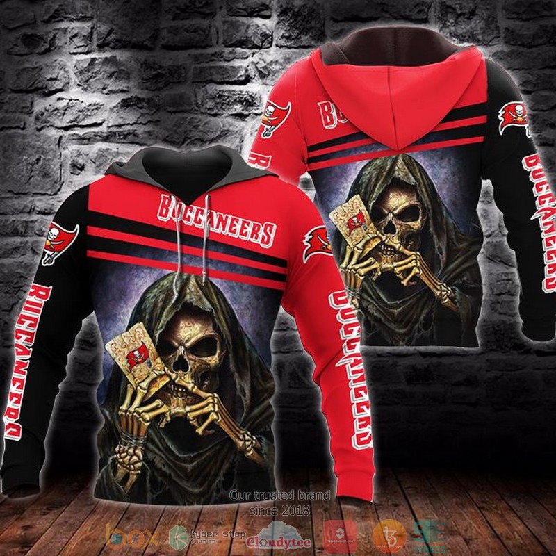 Nfl Tampa Bay Buccaneers Death God Poker 3D Hoodie Nfl Tampa Bay Buccaneers Death God Poker 3D Hoodie