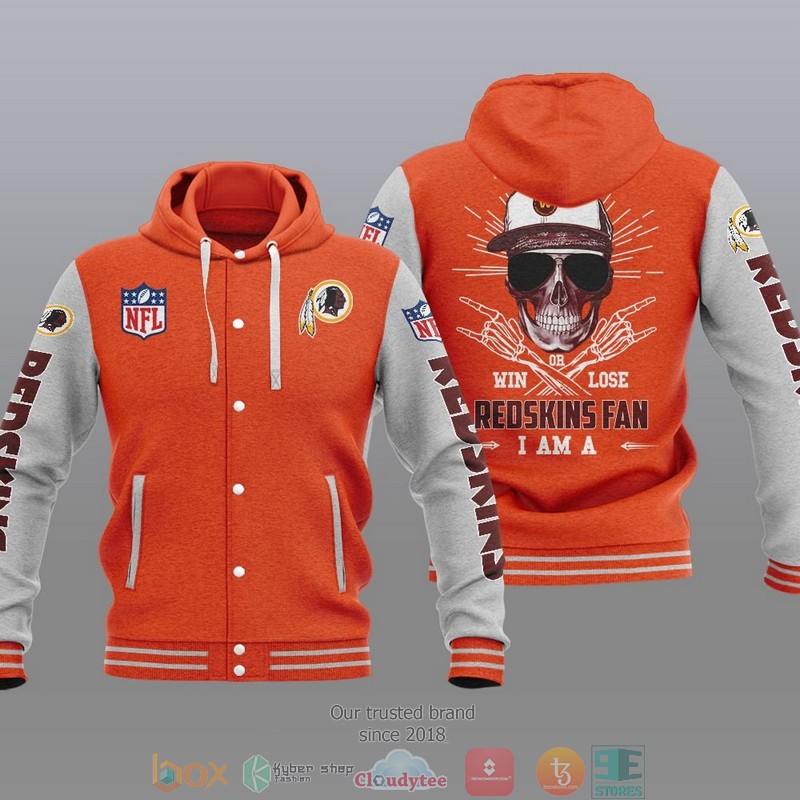 Nfl Washington Football Team I Am A Redskins Fan Baseball Hoodie Jacket Nfl Washington Football Team I Am A Redskins Fan Baseball Hoodie Jacket