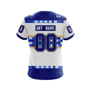 Nhl Buffalo Sabres Autism Awareness Ver2 Personalized 3D Hoodie